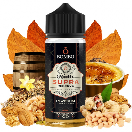 Bombo Platinum Tobaccos Nutty Supra Reserve 120ml