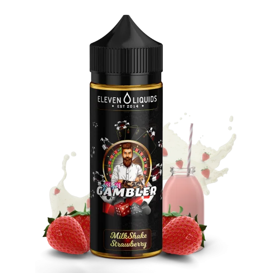 Gambler Milkshake Strawberry 120ml