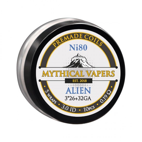 Έτοιμες αντιστάσεις Alien Ni80 - Mythical Vapers