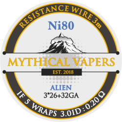 Mythical Vapers Alien ni80 wire 