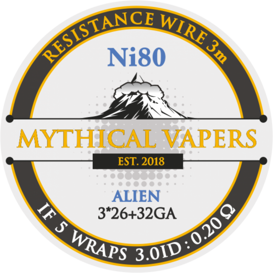 Mythical Vapers Alien ni80 wire