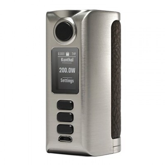 Riva DNA250C Silver Dark Brown Box Mod - Dovpo