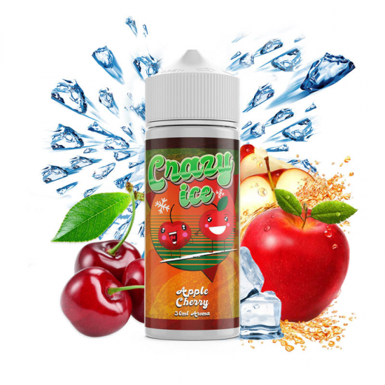 Steam City Crazy Ice Apple Cherry Flavor Shot 120ml