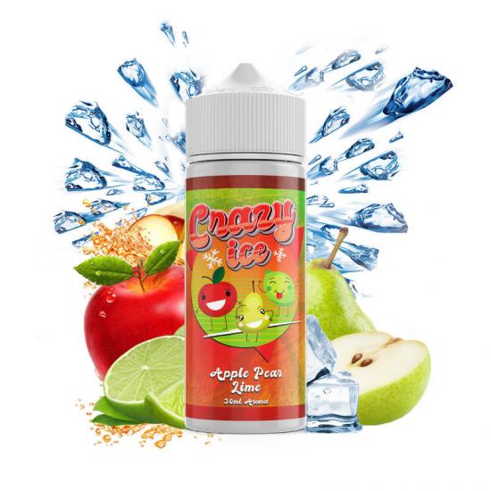 Steam City Crazy Ice Apple Pear Lime Flavor Shot 120ml