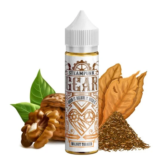 SteamPunk Flavor Shots Gear – Walnut Tobacco SteamPunk Flavor Shots Gear – Walnut Tobacco