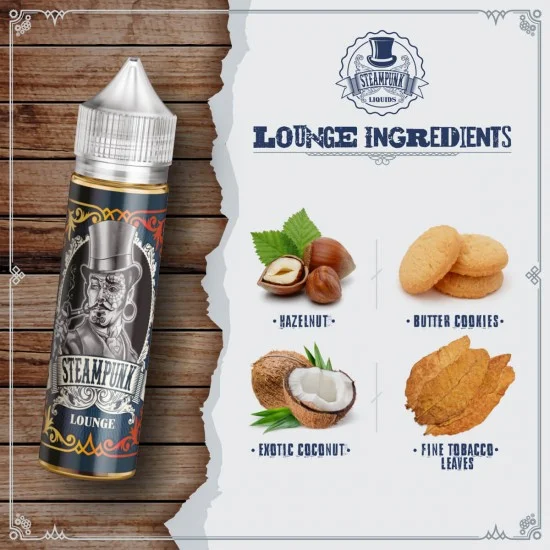 Steampunk Flavor Shot 60ml - Lounge Steampunk Flavor Shot 60ml - Lounge